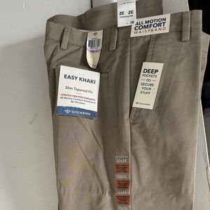 New Dockers slip tapered fit khakis